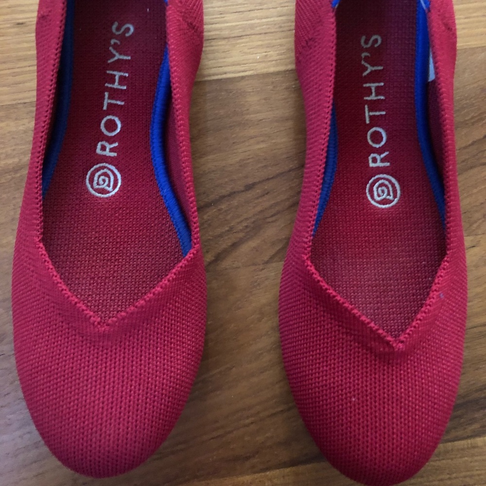 Rothys Red Flats